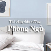 Thi công Giấy dán tường Phòng ngủ