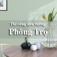 Thi công Giấy dán tường Phòng trọ