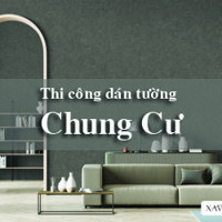 Thi công Giấy dán tường Chung cư